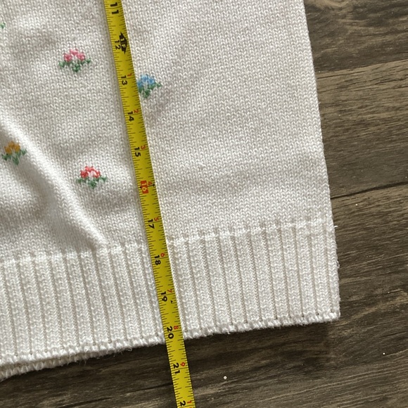 Vintage Susan Bristol Embroidered Knit Top. Size L - Picture 2 of 8